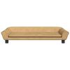 vidaXL Kids Sofa Brown 39.4x19.7x10.2" Velvet