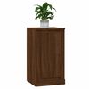 vidaXL Sideboard Set of 2 Brown Oak Engineered Wood Medium Storage