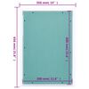 vidaXL Access Panel with Aluminum Frame and Plasterboard 11.8"x23.6"