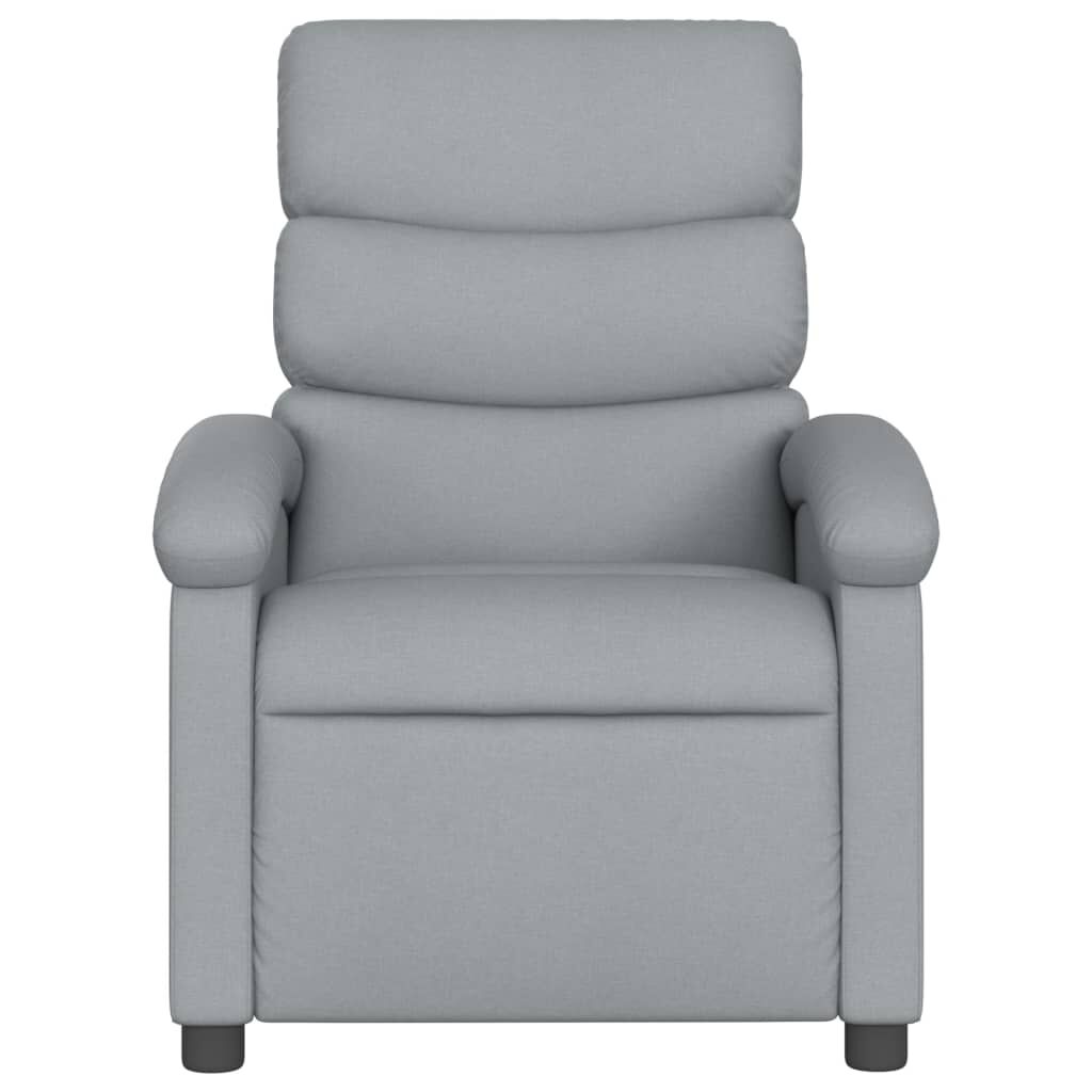 vidaXL Massage Recliner Chair Light grey