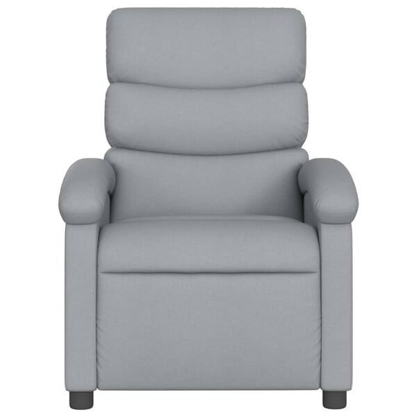 vidaXL Massage Recliner Chair Light grey