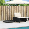 vidaXL Parasol Base Weight Black Polyethylene and Concrete