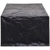 vidaXL Garden Furniture Cover Set of 2 Black Polyethylene
