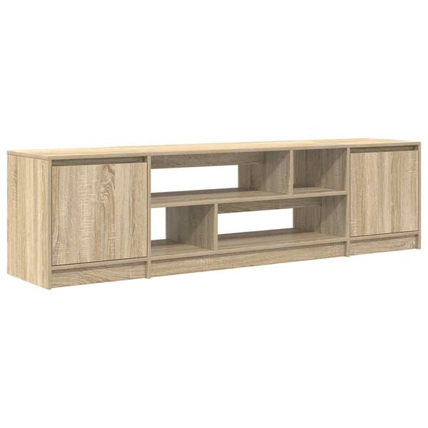 vidaXL TV Cabinet Sonoma oak Engineered wood Large TV Cabinet
