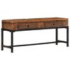 vidaXL TV Cabinet Brown Solid reclaimed wood and iron TV Cabinet
