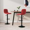 vidaXL Bar Stool Set of 2 Wine Red