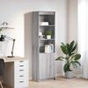 vidaXL Highboard Grey sonoma Engineered wood Tall Highboard