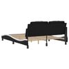 vidaXL Bed Frame Black and White
