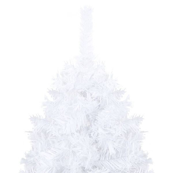 vidaXL Artificial Christmas Tree White PVC Extra Tall