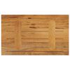 vidaXL Table Top Oak finish Solid mango wood 19.7 x 7.9 in