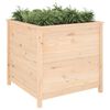 vidaXL Garden Planter Natural Solid Pinewood Large Decorative Inlays
