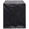vidaXL Garden Furniture Cover Set of 2 Black Polyethylene, aluminum