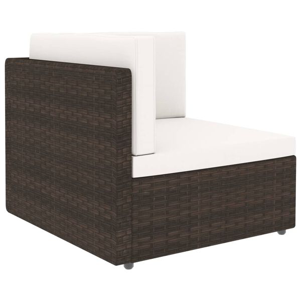vidaXL Garden Lounge Set Brown
