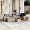 vidaXL Garden Sofa Set Mix Beige, Light Grey