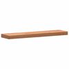 vidaXL Wall Shelf Natural Beech Wood Solid Beech Wood 31.5x7.9x1.6 in