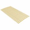 vidaXL Slatted Bed Base Solid poplar wood 39 x 79 in Foldable