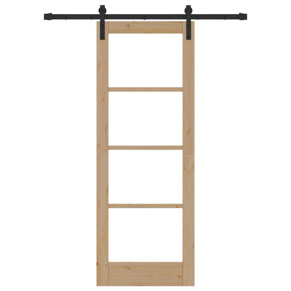 vidaXL Sliding Door ORKDAL Natural 28.94 x 78.15 in