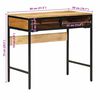 vidaXL Writing Desk Brown 31.5" x 19.7" x 29.5" solid mango wood