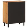 vidaXL Side Cabinet Natural wood Solid acacia wood Medium Side Cabinet