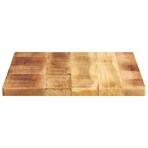 vidaXL Table Top 23.6"x19.7"x1" Rectangular Solid Wood Rough Mango