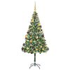 vidaXL Artificial Christmas Tree Green 70.87 in PVC and Steel