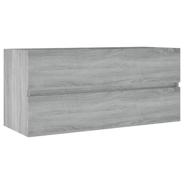 vidaXL Sink Cabinet Grey Sonoma Engineered wood Large Sink Cabinet