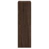 vidaXL Shoe Cabinet Brown Oak Engineered Wood Compact Shoe Cabinet