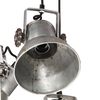 vidaXL Hanging Lamp Vintage silver and black Iron