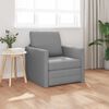 vidaXL Sofa Bed Light Grey 29.13 x 30.31 x 31.89 in Fabric
