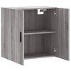 vidaXL Wall Cabinet Grey Sonoma Engineered wood Medium Wall Cabinet