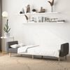 vidaXL Sofa Bed Dark Grey Fabric (100% polyester), Wood, Foam 2-Seater