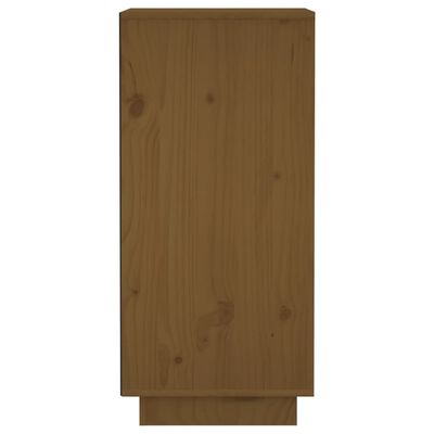 vidaXL Sideboards 2 pcs Honey Brown 12.4"x13.4"x29.5" Solid Wood Pine