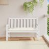 vidaXL Garden Bench Cushion Melange cream 100% polyester 47.2 x 19.7 in