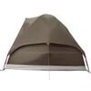 vidaXL Camping Tent Dome 4-Person Brown Waterproof