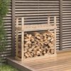 vidaXL Firewood Rack 43.3x13.8x42.7" Solid Wood Pine