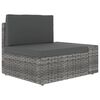 vidaXL Garden Lounge Set Gray, Anthracite