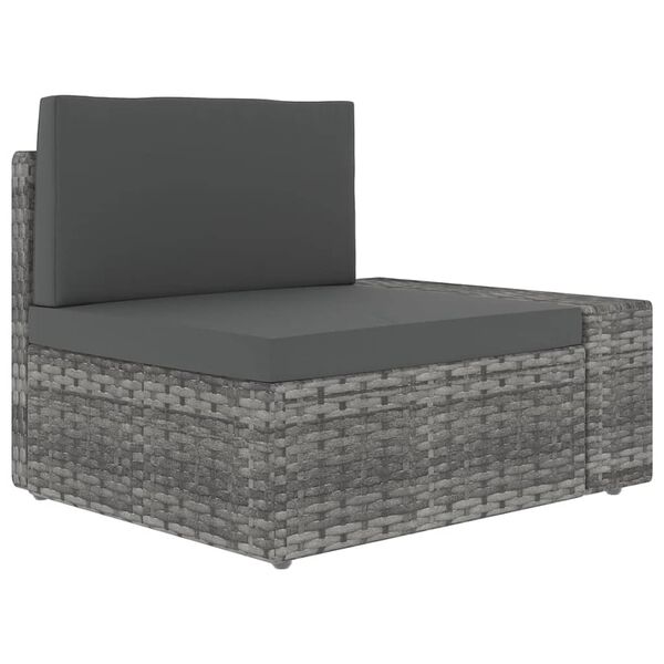 vidaXL Garden Lounge Set Gray, Anthracite