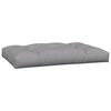 vidaXL Pallet Cushion Grey Polyester 47.2 x 31.5 x 4.7 in Modular