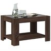 vidaXL Coffee Table Brown Oak Engineered wood Small Coffee Table