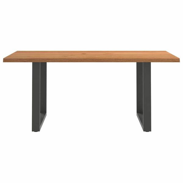 vidaXL Dining Table Light Brown, Anthracite