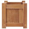 vidaXL Raised Bed Teak Solid Teak Wood 19.7x9.8x9.8 in Durable Planter