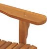 vidaXL Garden Adirondack Chair Teak Solid teak wood Standard Durable