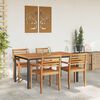 vidaXL Outdoor Tables natural and black 59.1" x 35.4" x 29.5