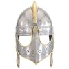 vidaXL Beowulf Helmet Antique Replica LARP Silver Steel