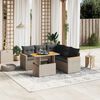 vidaXL Garden Sofa Set Grey
