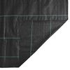 vidaXL Weed Membrane Black Polypropylene 3.3 x 82 ft Durable