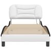 vidaXL Bed Frame White and Black