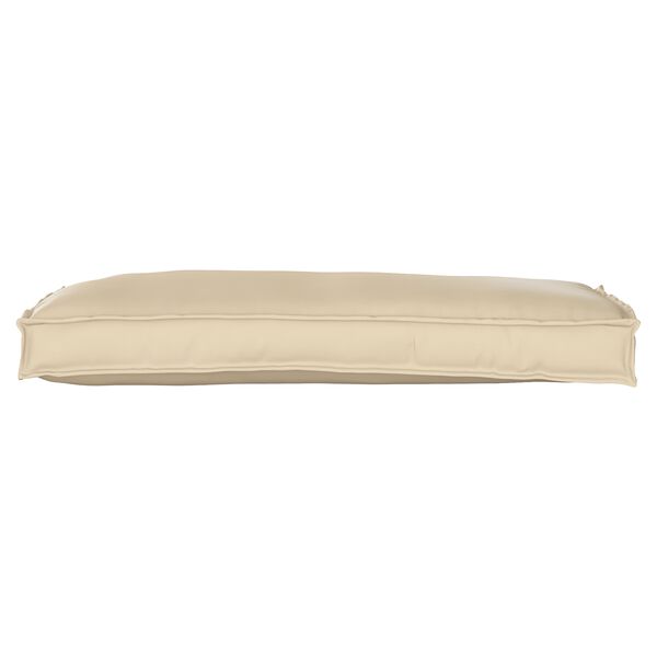 vidaXL Pallet Cushion Set 2 pcs Beige 100 x 40 x 8 cm Oxford Fabric