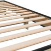 vidaXL Bed Frame Sonoma Oak Engineered wood, Metal Small Single Durable