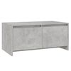 vidaXL Coffee Table Concrete grey Engineered wood 35.4 x 19.7 x 16.3 in